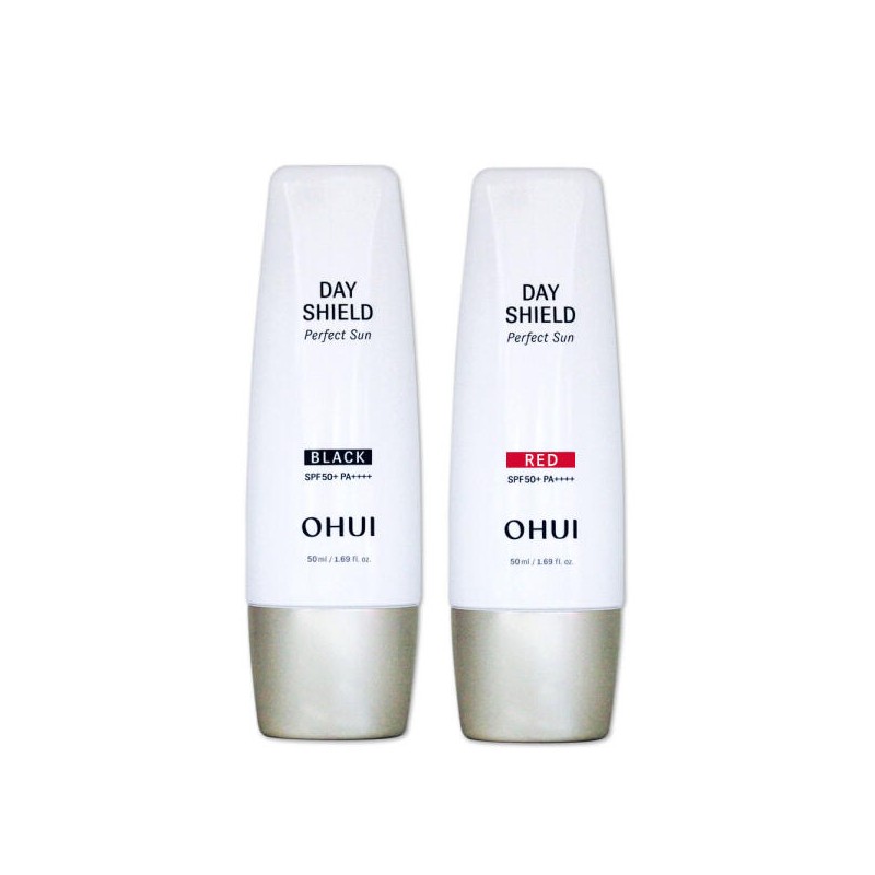 OHUI 오휘 데이쉴드 퍼펙트 선크림/블랙/레드/기획세트/50ml/80ml/유브이 포스 [퍼펙트선 레드] O'Hui Day