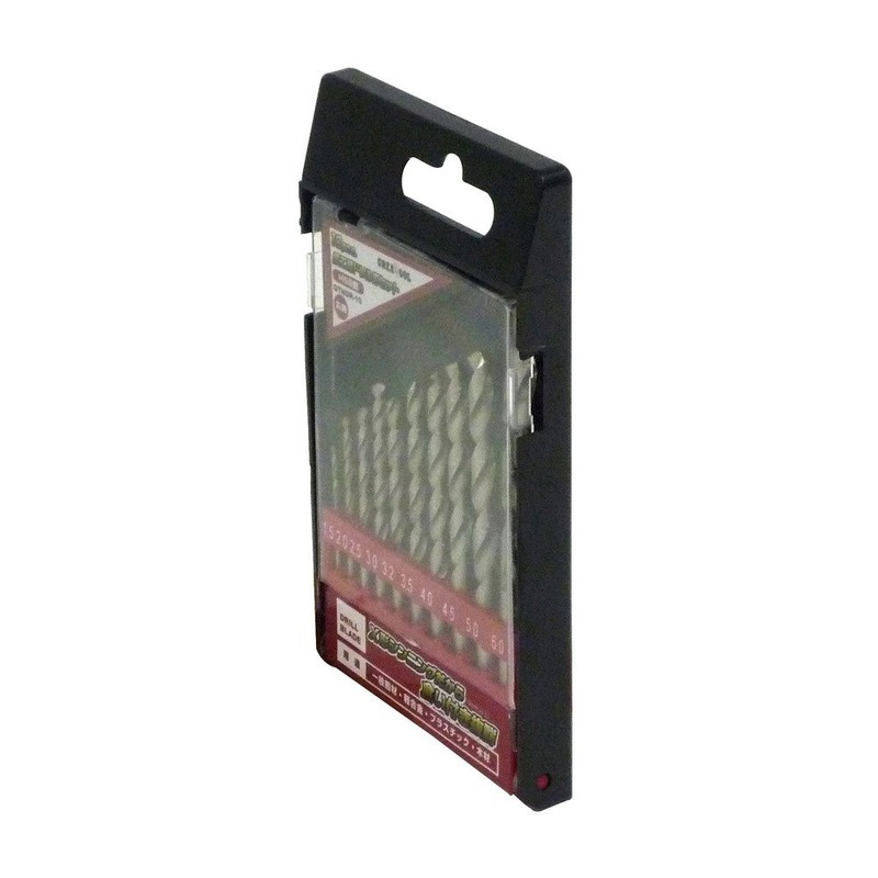GREATTOOL GTNDR-10 HSS Steel Drill Blade Set, Set of 10