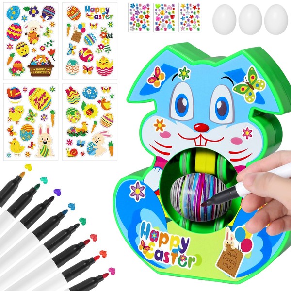 Joyesplay Easter Egg Decoration Set, Easter Eggs for Painting with