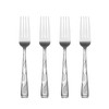 Oneida Tuscany Everyday Flatware Dinner Forks, 0.55 LB, Metallic