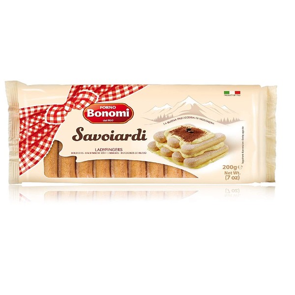 Savoiardi Lady Fingers, Forno Bonomi, almond cookie, 200g, 7oz, prefect with classic Italian Tiramisu