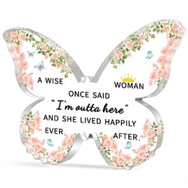 WTOPP Gifts For Women Mum Best Friend Mothers Day Gifts Unique Retirement Gifts A Wise Women Once Said Acrylic Plaque For Colleague Friendship Her Nurse Teacher Wife Sister