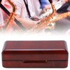Solid Wood Mouthpiece Case Box Portable Storage for Sax Musical