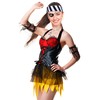 Beelittle Captain Pirate Costume Accessories Set Red Headband Pirate Skull