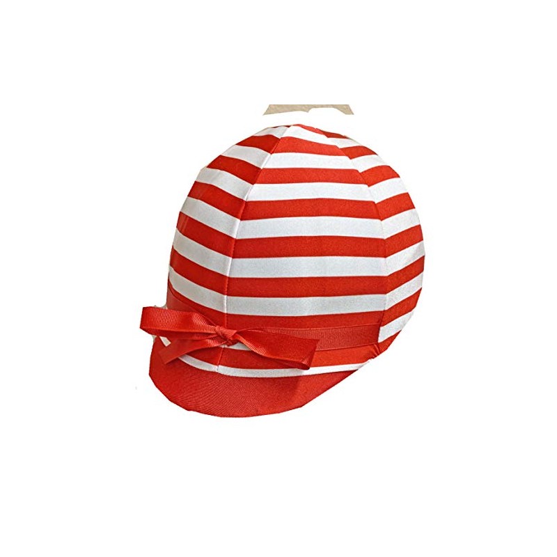 Red & White Stripe Helmet Cover