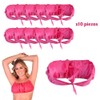 Top Abierto Tela Desechable Rosa Paquete con 10 Piezas, Ideal