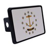 Rhode Island State Flag Trailer Hitch Cover Plug RI