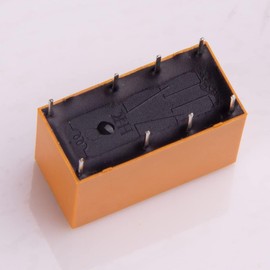 DPDT Relay DC 12 V Coil 8 Pin 2NO 2NC Mini PCB Power Relay HK19F-12V Pack of 10