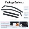 IKON MOTORSPORTS in Channel Window Visors Compatible with 2014-2019 Toyota