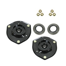 Front Upper Shock Strut Mount Kit Plate Bearing Pair Set of 2 Compatible With Camry ES300