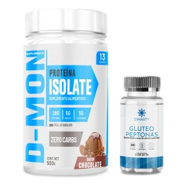 Proteína Whey Hidrolizada Isolate Dmon 500g+glúteo Peptonas