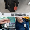ANHBKAR Leather Keys Sleeve for Broken Car Key Loop Replacement