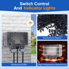 XINYIELE Outdoor Power Outlet,Outdoor Extension Cord Waterproof Double Wall Outlet