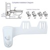 Bidet Attachment Self Cleaning Dual Nozzle Adjustable Water Pressure Cold