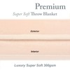 Snug Rug Premium Super Soft Fleece Throw Blanket Thick Warm