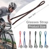sourcing map 6pcs Glasses Strap Adjustable Computer Glasses Strap Nylon