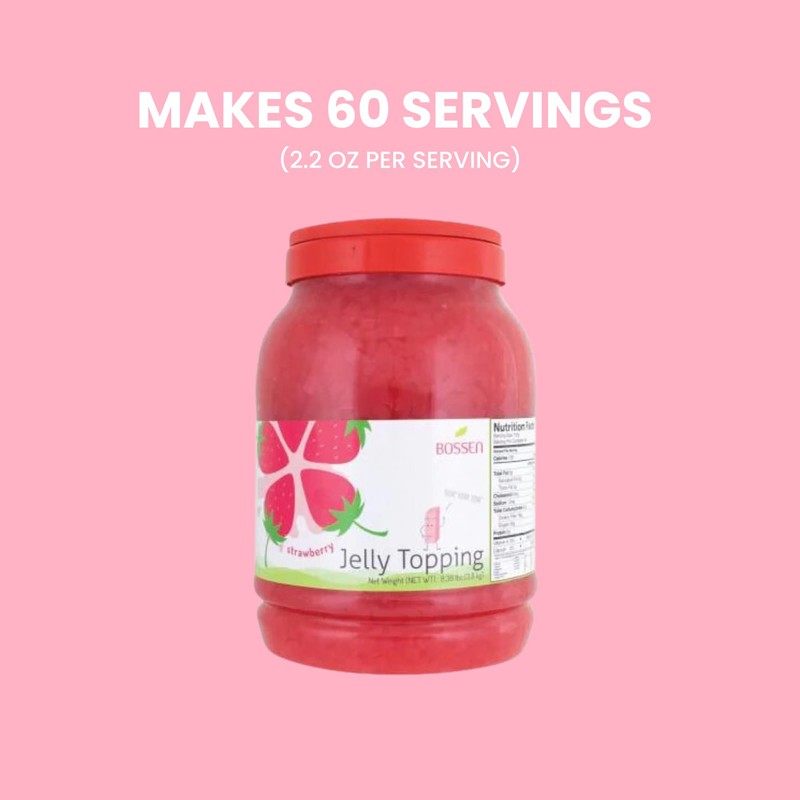 Bossen Jelly Topping-8.38lbs/bottle-Strawberry flavor