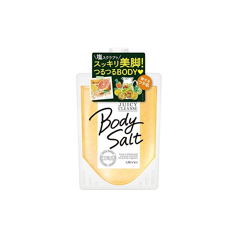 Utena Juicy Cleanse Body Salt, Citrus, 10.6 oz (300 g)