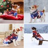 Dogcheer American Flag Jacket with Harness - Adjustable Waterproof Dog