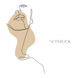 Pose: Aesthetic minimal design lined journal: A beautiful 120 page blank notebook for mid-century modern or Scandinavian decor