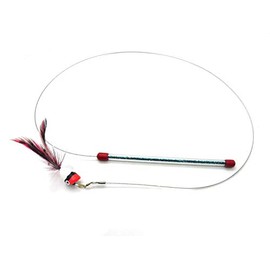 Cat Toy Wand with Red Bug KatFly®