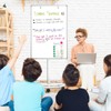 QUEENLINK Mobile Whiteboard, 40"x28" Magnetic White Board with Stand, Height