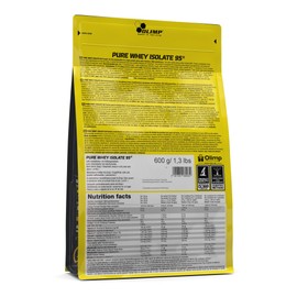 Olimp Pure Whey Isolate 95 Proteinpulver - Premium Molkenprotein-Isolat, Reich an Aminosäuren & Vitaminen, Unterstützt den Muskelaufbau, 600g, Schokolade