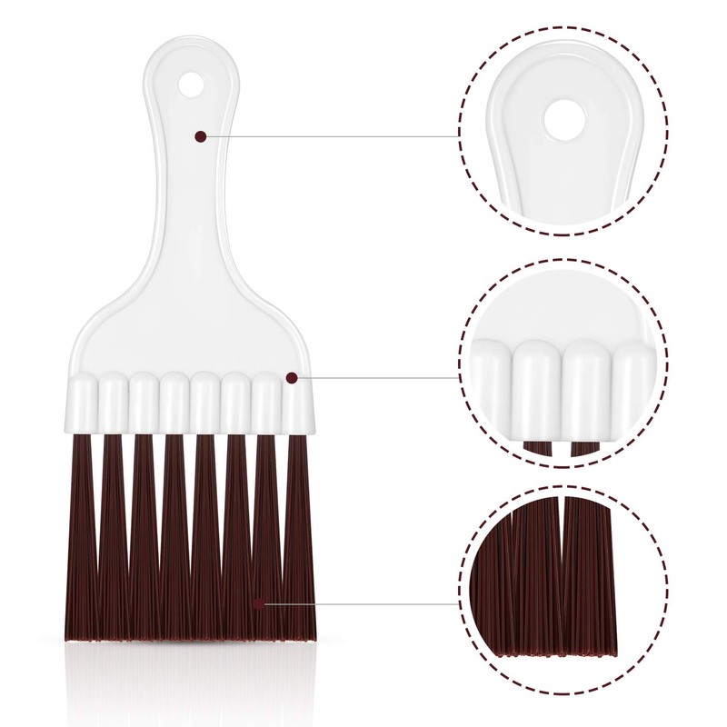 Boao 4 Packs Coil Brush Air Conditioner Condenser Refrigerator Cleaning