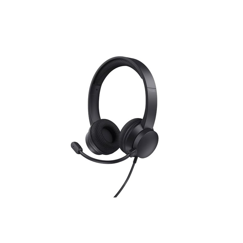 Trust HS-260 Computer Over Ear Headset Wired Stereo Black
