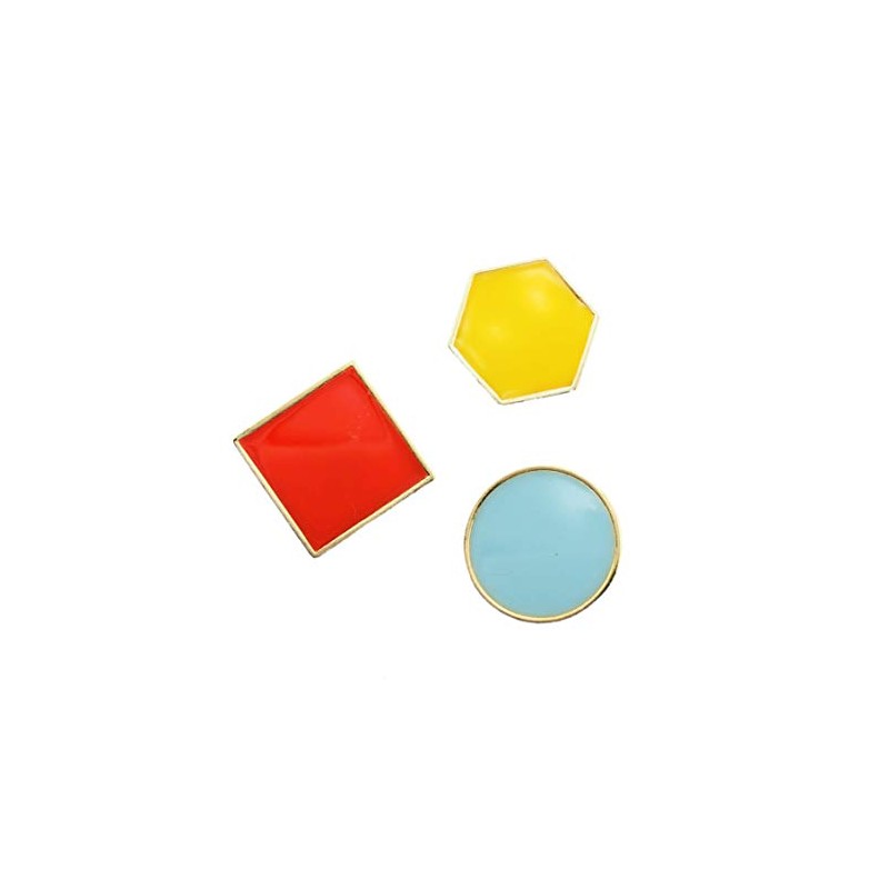 Ownit1st Multi Color Enamel Pin Set Instant Snap On No