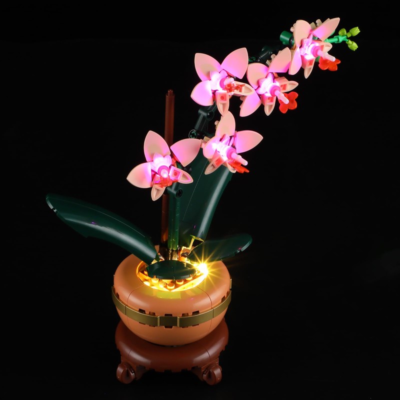 YEABRICKS LED Light for 10343 The Botanical Collection Mini Orchid