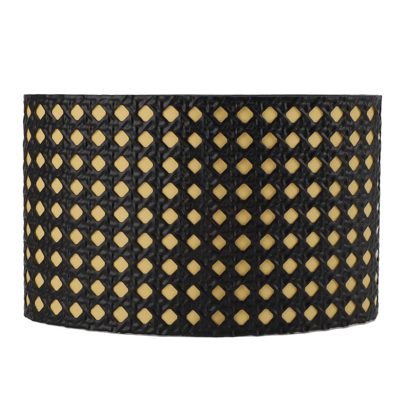Lampshade Oval Shaped Hollow Metal Carved Compatible E27 E14 Caliber