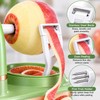 3-in-1 Hand Crank Fruit & Vegetable Peeler for Kitchen Prep