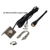 Hys Vhf Marine Antenna Low-profile 156-163Mhz Antennas W/16.4ft(5m) Rg