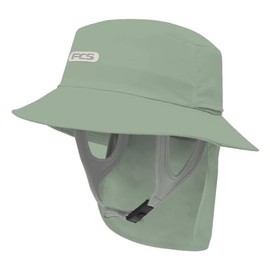 FCS Essential Surf Bucket Hat Iceberg Green L - Sun Protection Premium Wide Brim Sun Hat to Protect Against UV Sun Rays for Hiking Camping Fishing - Lifestyle Beach Apparel