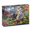 18859 Owls in Moonlight 1000 Pieces Owl Accessories, Multicoloured
