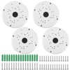 Pack of 4 Camera Junction Box, Waterproof Junction Box for