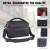 FOSOTO Waterproof DSLR / SLR Camera Case Shockproof, black, Camera