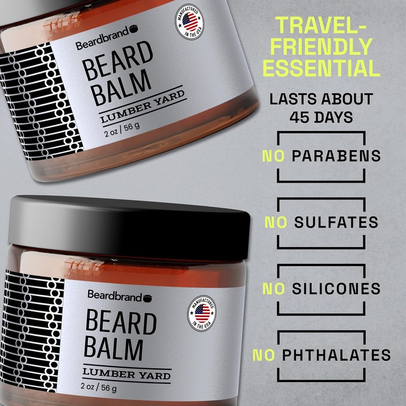 Beard Balm for Men - Utility Balm Travel Pack -