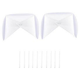 Miokun 2 Pack White Nurse Hat Headband Nurse Cap Costume and 10 Pins for Nursing School Graduation Party Supplies (2)