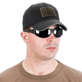 M48 Gear American Flag Tactical Hat - Cap Black