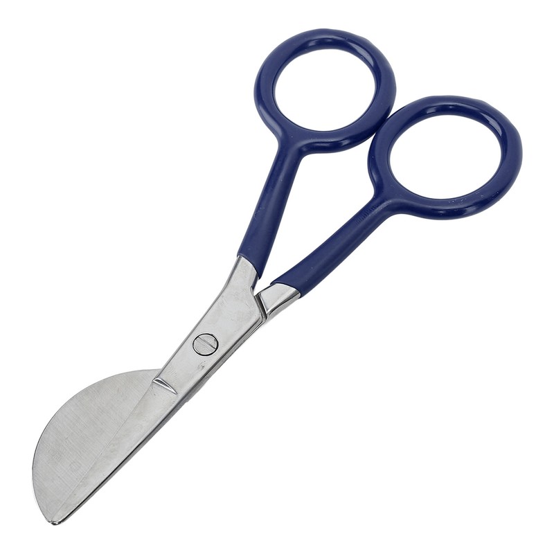 Carpet Scissors Rustproof Stainless Steel Duckbill Scissors Ergonomic Carpet Trimming