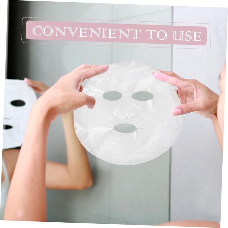 POPETPOP 200pcs Disposable Facial Masks Mini Wipes Face Film Hydrotherapy