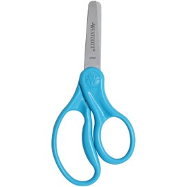 Westcott 13130 Right- and Left-Handed Scissors, Kids' Scissors, Back to School, Classroom Supplies, Ages 4-8, 5-Inch Blunt Tip, Assorted