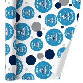 GRAPHICS & MORE Mount Cleverest Everest Reading Book Funny Humor Gift Wrap Wrapping Paper Roll