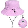 Purple Waterproof Bucket Hat for Women and Men - UV