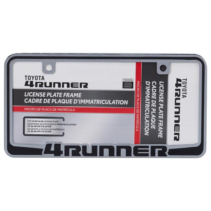CHROMA 042613 Toyota 4Runner Metal License Plate Frame
