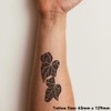 Azeeda 'Efeublätter' Temporäres Tattoo - Hautfreundlicher & Ungiftiger Abziehbild ·