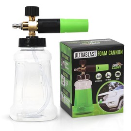 UltraBlast Foam Cannon for Pressure Washer - High-Foaming Adjustable Soap Foam Sprayer for Car Wash - 360° Adjustable Nozzle Foaming Soap Dispenser for Home and Professional Use