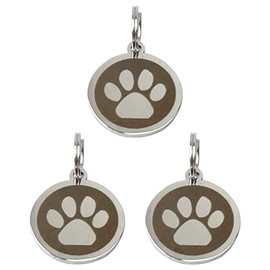 prendre PR-ANIMALKEY09 Paw Key Chain Cat Dog Stylish Key Ring Lightweight Animal Charm Paw Print Heart Set of 3